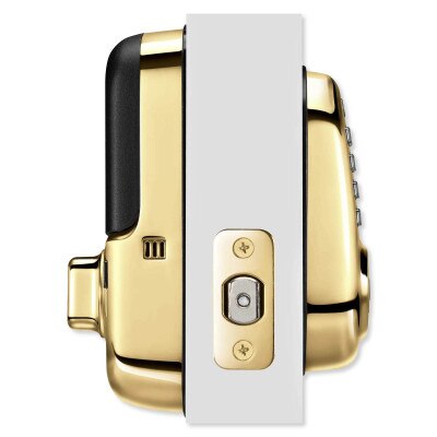 Yale Assure Lock Zigbee Push Button Deadbolt with Cox, Lifetime Brass